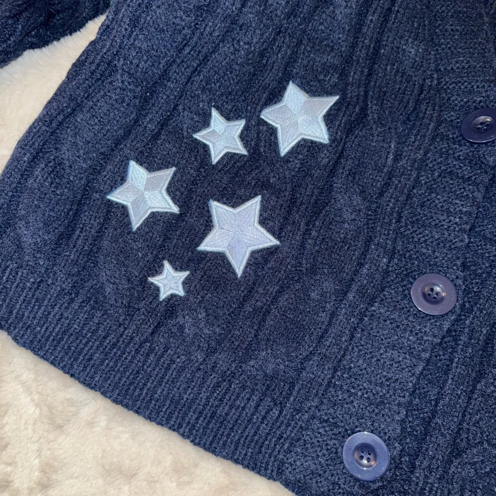 Taylor Swift Deep Blue Crewneck Sweater - Picture 4 of 11